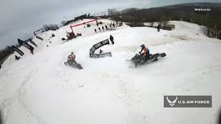 Snocross Round 16 Pro Highlights  Duluth MN Race 2 of 2 [upl. by Windham]