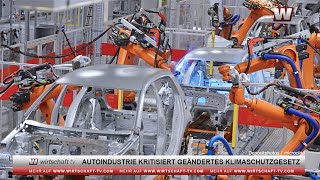 Autoindustrie kritisiert geändertes Klimaschutzgesetz [upl. by Aihsyt]