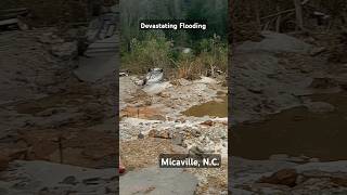 Devastating Flood hits Yancey County North Carolina flood storm flooding helpewnc [upl. by Gottwald1]