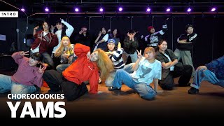 Masego  YAMS  CHOREO COOKIES CREW DANCE COVER  INTRO Dance Music Studio  충장점 [upl. by Diba]