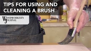 Tips for Brushing Top Coats and Cleaning Brushes [upl. by Latnahc]