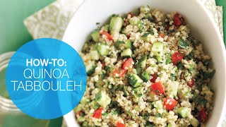 How to make quinoa tabbouleh  Canadian Living [upl. by Latrice]