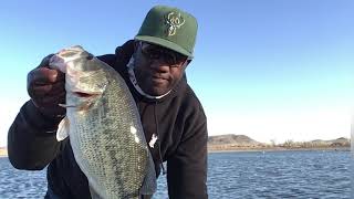 Early pre spawn bass fishing at Lahontan Reservoir 2021 [upl. by Kenwee]