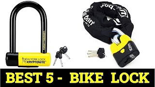 Top 5 Best Bike Locks 2023 [upl. by Nnoj]