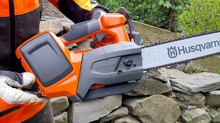 Battery Chainsaw Husqvarna T540i XP  NEW MODEL 52020 [upl. by Saltsman]