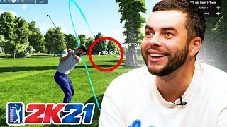 MY DREAM COURSE IN PGA TOUR 2K21 [upl. by Volding]