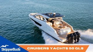 FLIBS Cruisers Yachts 50 GLS Walkthrough SkipperBuds [upl. by Turnheim412]