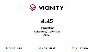 Release 445 Production Schedule Calendar Filter [upl. by Nnylirret]