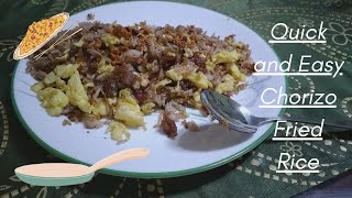 Chorizo Fried Rice  Quick and Easy Fried Rice [upl. by Virendra]