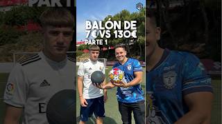 Balón de Temu de 7€ vs Balón de Champions de 130€ PARTE 1⚽🔥 futbol camisetasdefutbol comparativa [upl. by Naujik]