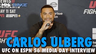 Carlos Ulberg Respects Alonzo Menifield Foresees Them Fighting Multiple Times  UFC St Louis [upl. by Aelam]