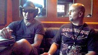 Hellyeah interview Tom Maxwell at Corpus Christi Tx Sept 11 2010 [upl. by Parhe]