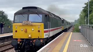 Statesman Rail tour Passing Worle 23524 [upl. by Aiseneg487]