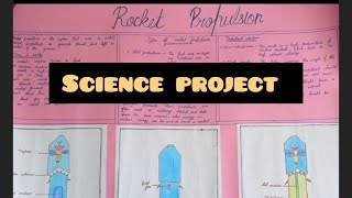 Rocket propulsion projectRocket propulsion science project [upl. by Phi]