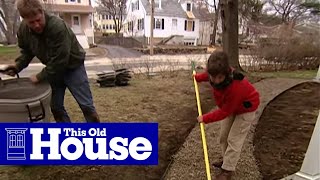 How to Build a Flagstone Walkway  This Old House [upl. by Leiad443]