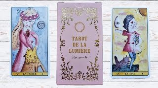 🌞 Le tarot de la lumière dAitor Saraiba aux éditions Dusserrecartomancie 🌞 [upl. by Kaule]