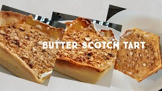 how to make Butterscotch Tart easy recipe 😋 [upl. by Odessa349]