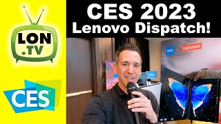 Bonus CES 2023 Dispatch New Lenovo Products Dual Screen Laptop Eink ThinkBook and more [upl. by Fu]