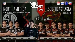 Vainglory Best GamePlays of 5v5  TSM Vs RenegadesNA Vs SEA HIGHLIGHTS VAINGLORY CHAMPIONSHIP [upl. by Naynek]