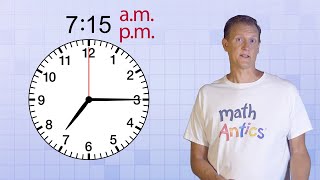 Math Antics  Telling Time [upl. by Nivk]