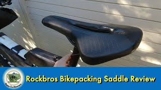 Rockbros MTB Road Bikepacking Saddle Review [upl. by Lumbye]