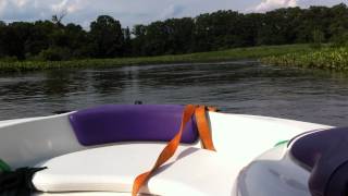 1995 seadoo speedster jetboat rippin through big timber creek nj [upl. by Svetlana]