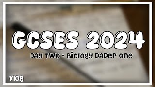 Biology Paper One Vlog GCSES 2024 [upl. by Egdirdle]