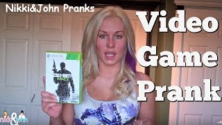 VIDEO GAME PRANK  Top Girlfriend and Boyfriend Pranks [upl. by Nallac]