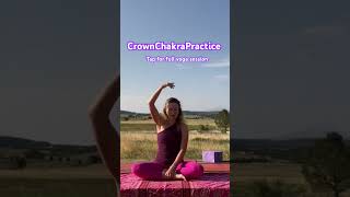 🌈 Crown Sahasrara Chakra Yoga Practice [upl. by Nordine]