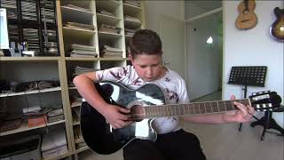 Daim speelt Guitar blues uit Hit the Strings [upl. by Anahs]