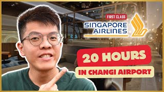 My Ultimate Singapore Airlines First Class Experience in Changi Airport [upl. by Milde441]