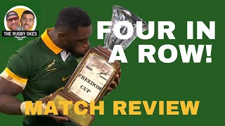 Springboks vs All Blacks match review [upl. by Marrilee]