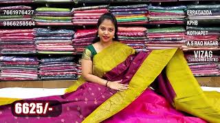 Latest Lightweight pattu saree Collection  Episode51891  Vigneshwara Silks pattulightweight [upl. by Modie]