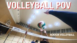 GoPro Volleyball 19 Left Wing Spiker POV [upl. by Mercola]