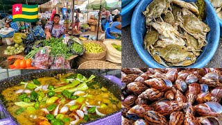 Buying and cooking Togolese most delicious and appetizing foods in lomé Togo 🇹🇬 west Africa 🌍 [upl. by Berke]