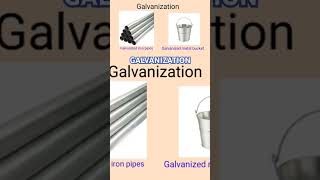 Galvanization  a way of Rust prevention reels shorts galvanization neet chemistry rusting [upl. by Wheelwright]