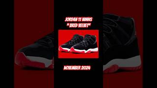 Jordan brand has returned with the new rendition of the Jordan 11 Bred Velvet jordan airjordan [upl. by Jenesia]