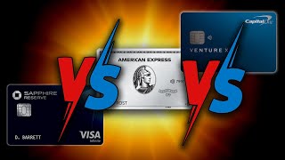 Which Premium Credit Card is Right for YOU  CSR VS Amex Plat VS Venture X [upl. by Elagibba]