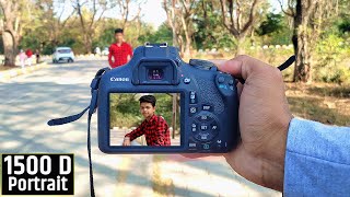 Canon Eos 1500D 55250 lens Outdoor Portrait Photography [upl. by Aguste]