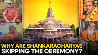 Ram Mandir inauguration Why are all four Shankaracharyas not attending the Ayodhya ceremony [upl. by Semela]