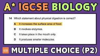 IGCSE Biology  How to get an A in your MULTIPLE CHOICE exam paper 2 [upl. by Nyrehtac]