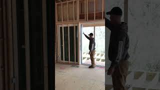 MultiPanel Pocketing Door  Behind the Scenes Look  The Big Door Guys construction doors shorts [upl. by Adnarram]