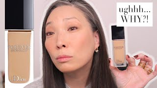 NEW Dior Forever Skin Glow Foundation Wear Test [upl. by Eirdua]