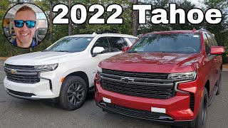 2022 Chevrolet Tahoe LT amp RST  Whats the difference [upl. by Ehtyaf]