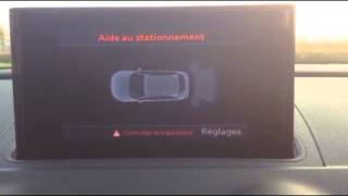 Audi A3 8V Affichage radar recul MMI [upl. by Alexei]