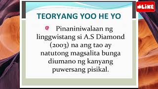 PPTKOMUNIKASYON AT PANANALIKSIK SA WIKA AT KULTURANG PILIPINO MGA TEORYA NG PINAGMULAN NG WIKA [upl. by Araet397]