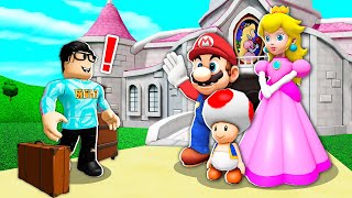 Adopted By MARIO Family Roblox [upl. by Pigeon643]