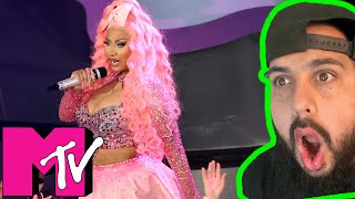 Nicki Minaj Performs Super Freaky Girl At 2022 VMAs  REACTION [upl. by Noirred]