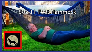 5oz 11 Foot DIY Ultralight Backpacking Hammocks  Cloud 71 v Monolite [upl. by Llevert]