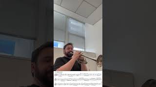 Ravel Piano Concerto in G  Trumpet Excerpt  Tassio Furtado [upl. by Orimlede]